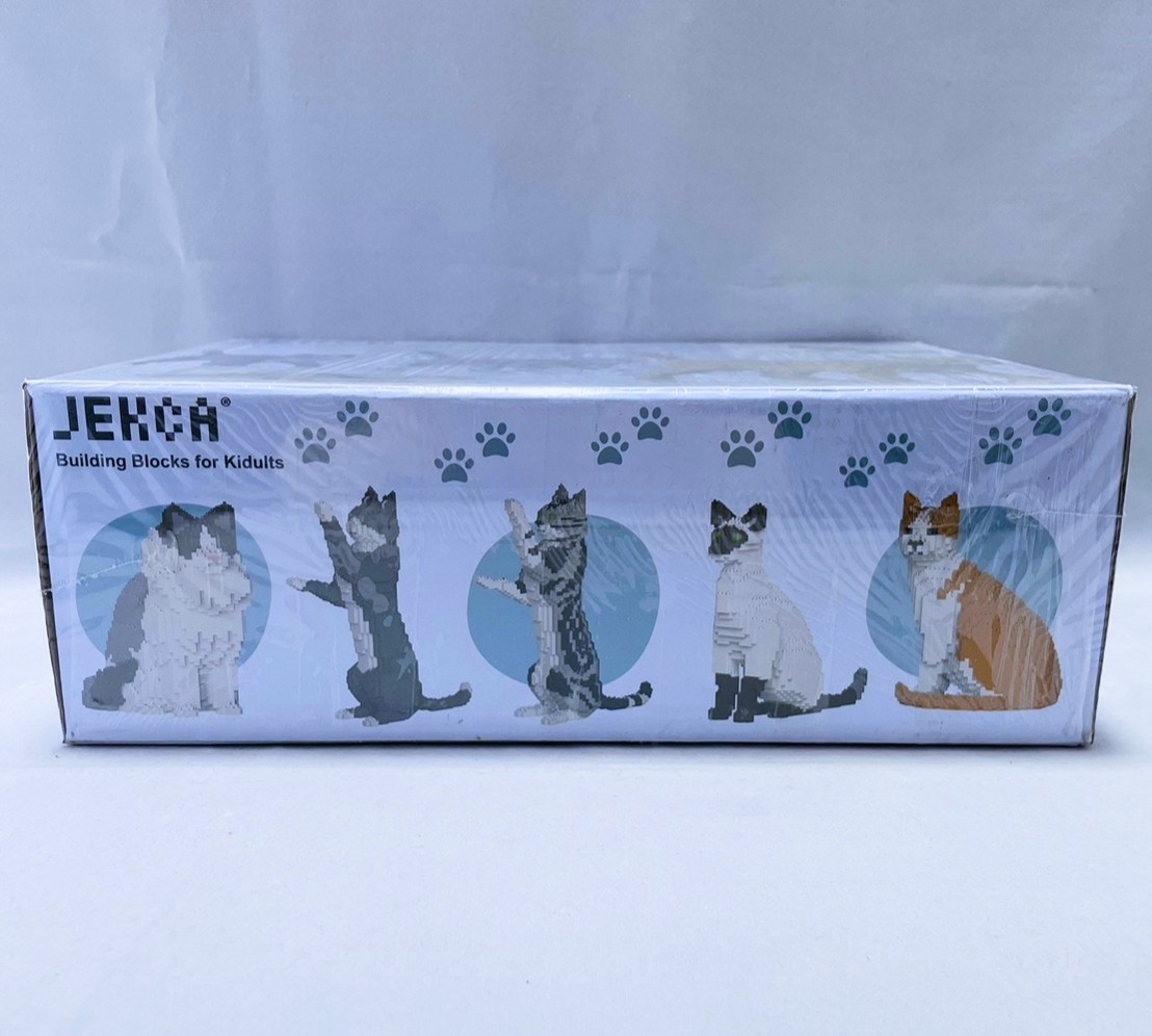 【新品 未開封品】JEKCA ジェッカブロック トラ猫 茶 04S-M01 送料無料