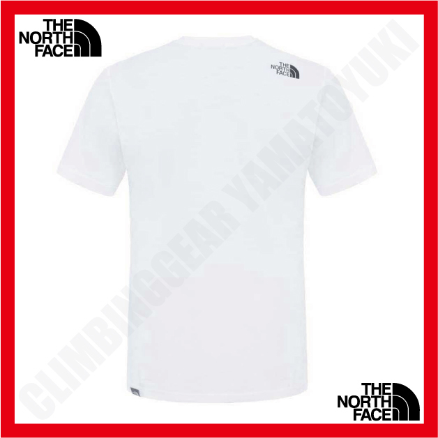海外限定】 サイズ:L TNF ノースフェイス SIMPLE DOME LOGO TEE 白