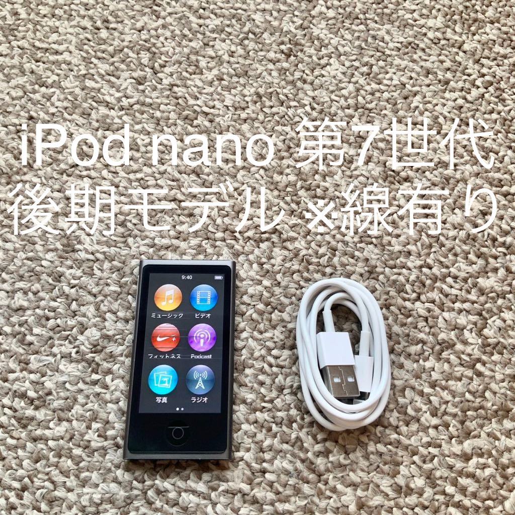 iPod nano 第7世代 16GB Apple アップル A1446 アイポッドナノ 本体