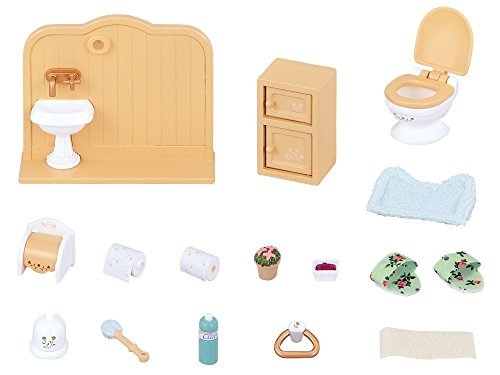  Sylvanian Families furniture toilet set car 606