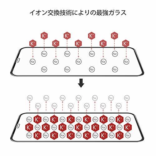 アンチグレア NIMASO ガラスフィルム iPhone 11/XR 用 強化 全面保護 フィルム フルカバー 2枚セット NSP18H19_画像5
