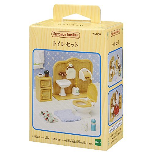  Sylvanian Families furniture toilet set car 606