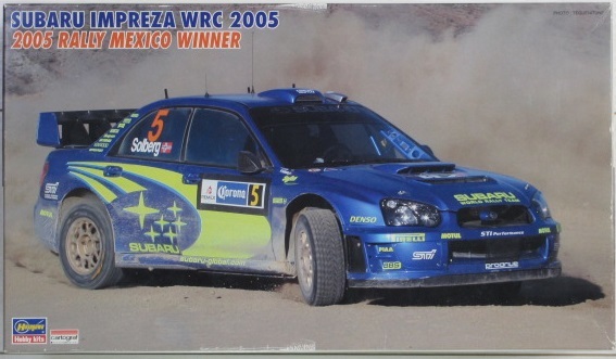 ジャンク ★ HASEGAWA / ハセガワ　1/24　SUBARU IMPREZA WRC 2005 RALLY MEXICO WINNER　シャーシ ★ インプレッサ メキシコ優勝車　CR-35_箱は付属しません