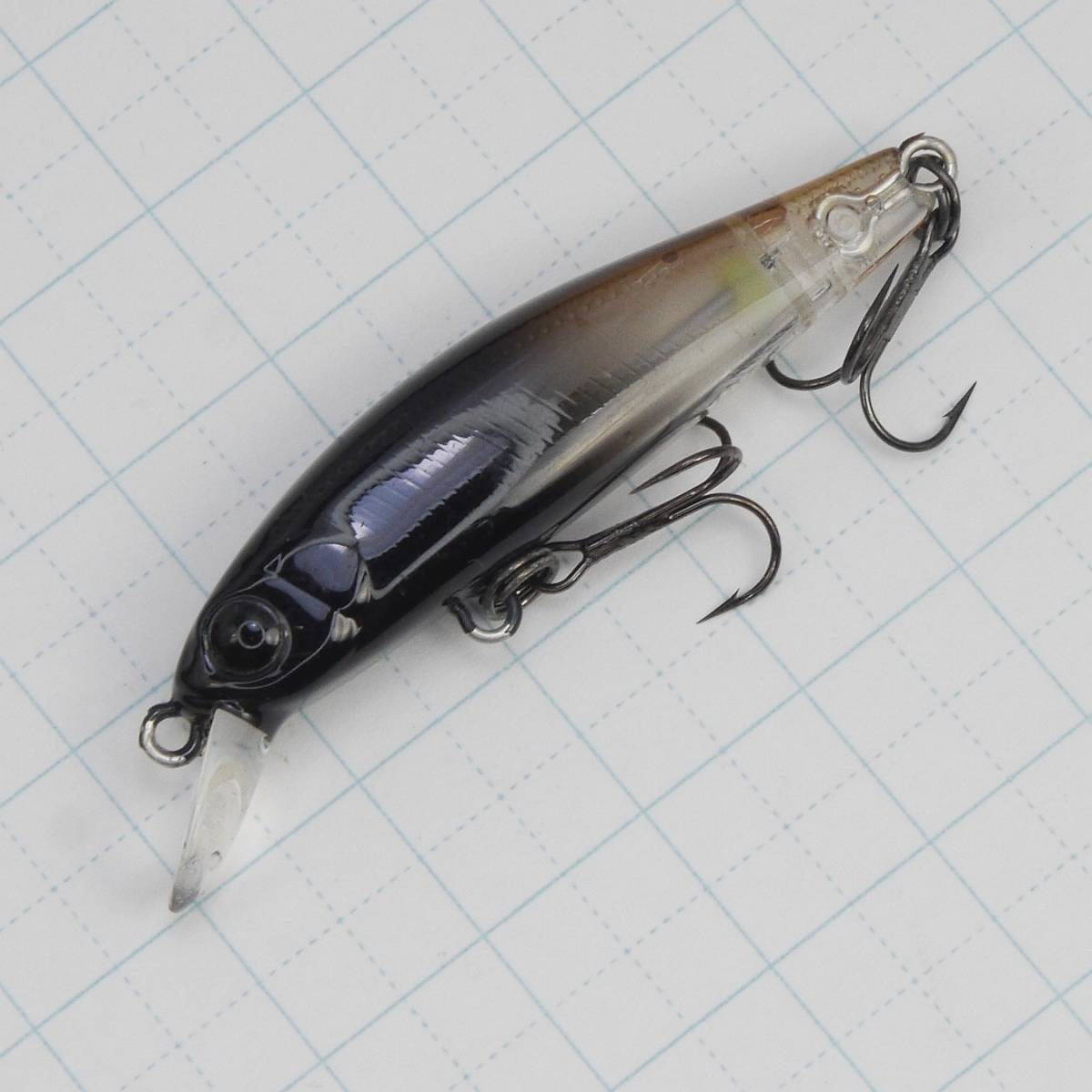 ジップベイツ リッジ 46S ブラッククリアテール RIGGE ZipBaits(ミノー