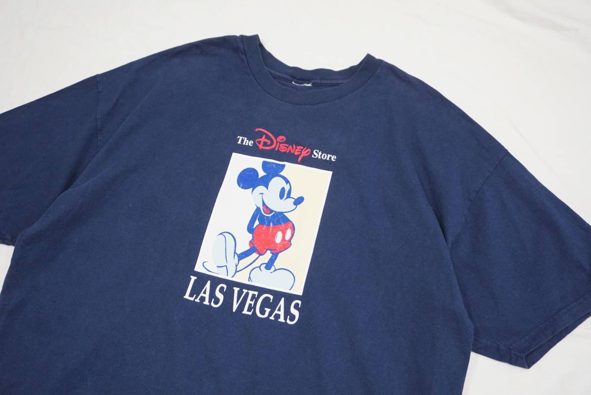 古着屋で購入 The Disney Store LAS VEGAS プリントTシャツ XL位