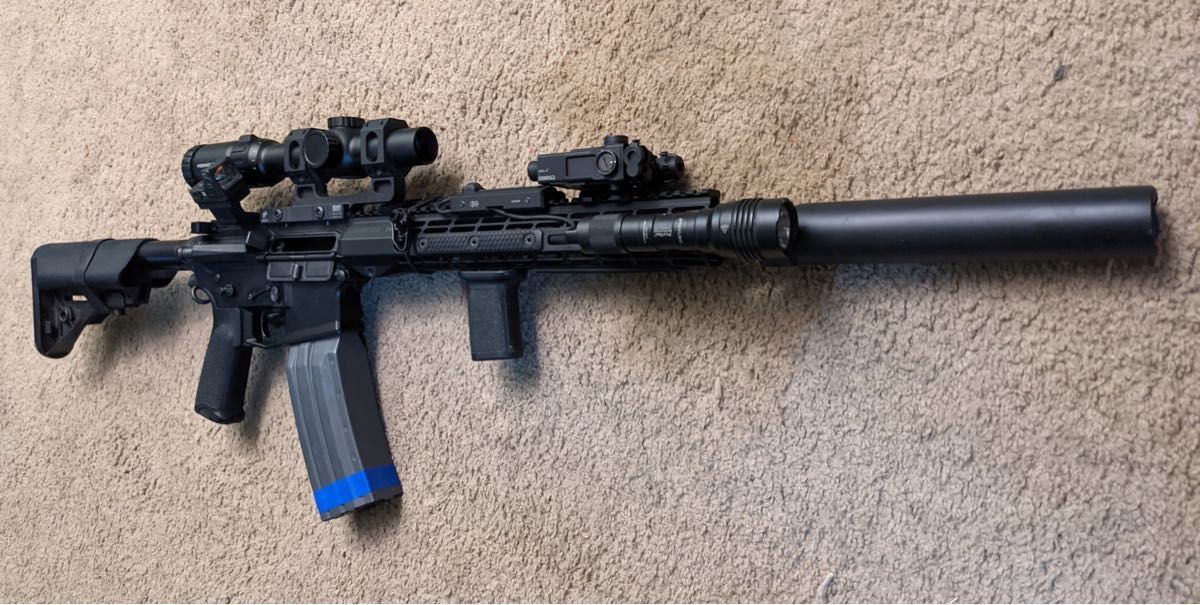 新品未使用 ANGRY GUN SURE FIRE SOCOM 762 ブラック|Yahoo!フリマ