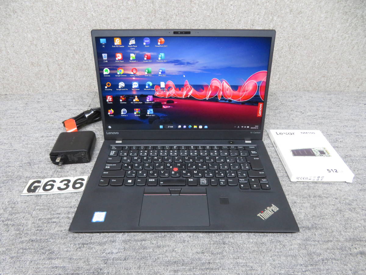 究極PC LENOVO X1 CARBON ◇秒速起動Core i7 第7 世代/ 8GB / 新品・暴