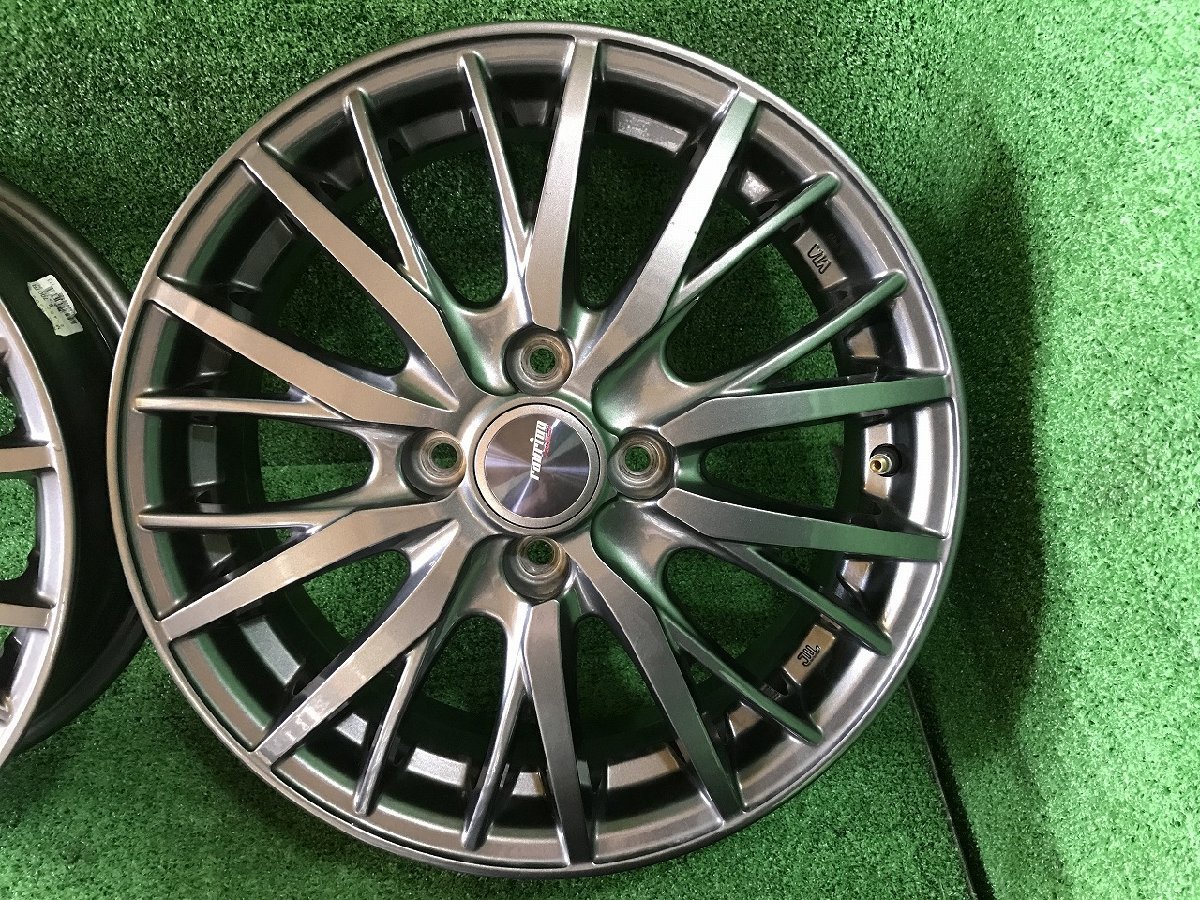 中古アルミホイール Weds ravrion RM01 ウェッズ ラブリオン 15X5.5JJ+42 PCD100 4穴 a-3194 L2-2 YM_画像3