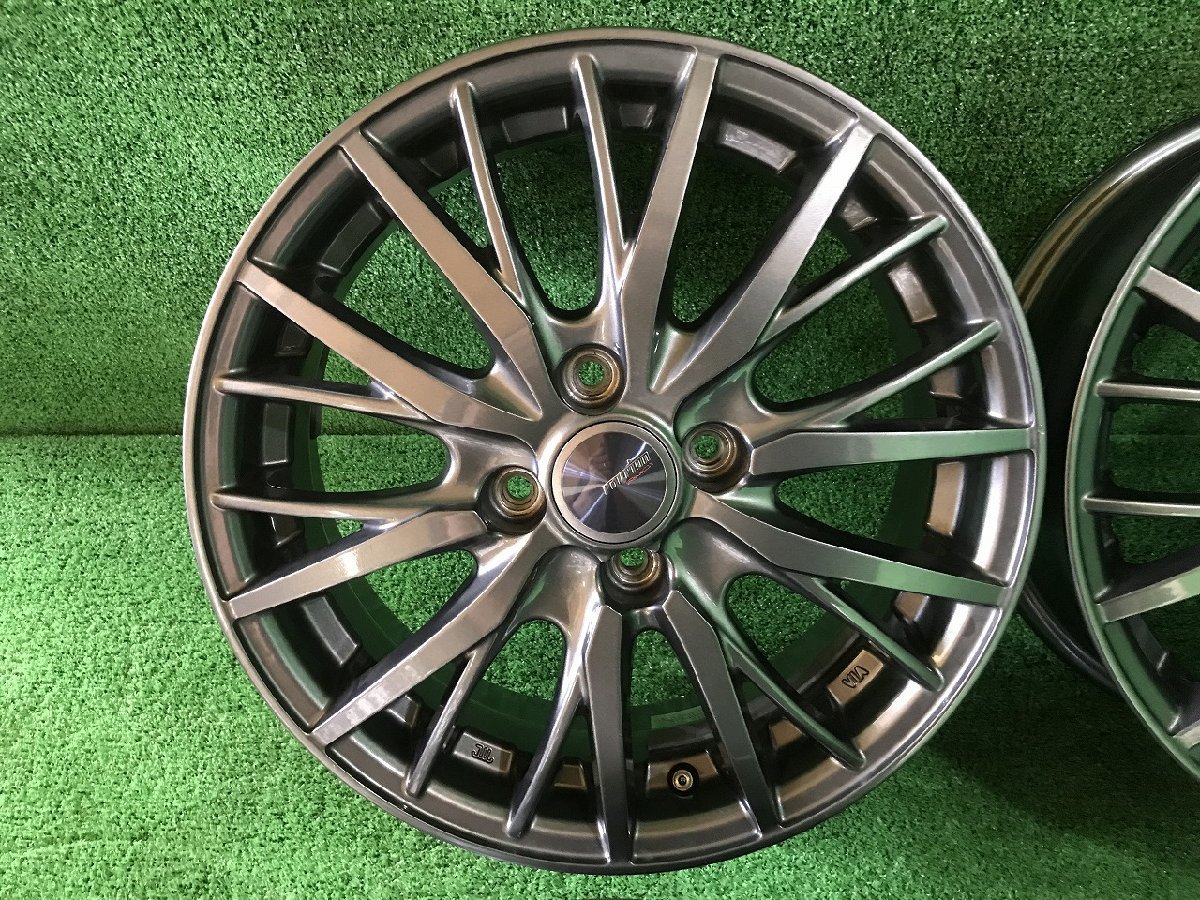 中古アルミホイール Weds ravrion RM01 ウェッズ ラブリオン 15X5.5JJ+42 PCD100 4穴 a-3194 L2-2 YM_画像2