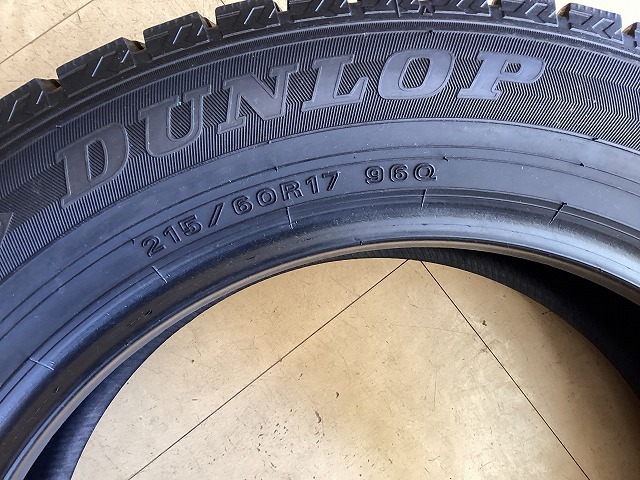 中古スタッドレスタイヤ DUNLOP ダンロップ 215/60R17 96Q ウィンターマックス02 WM02 2021年製 a-2432 C2-2 SD_画像8