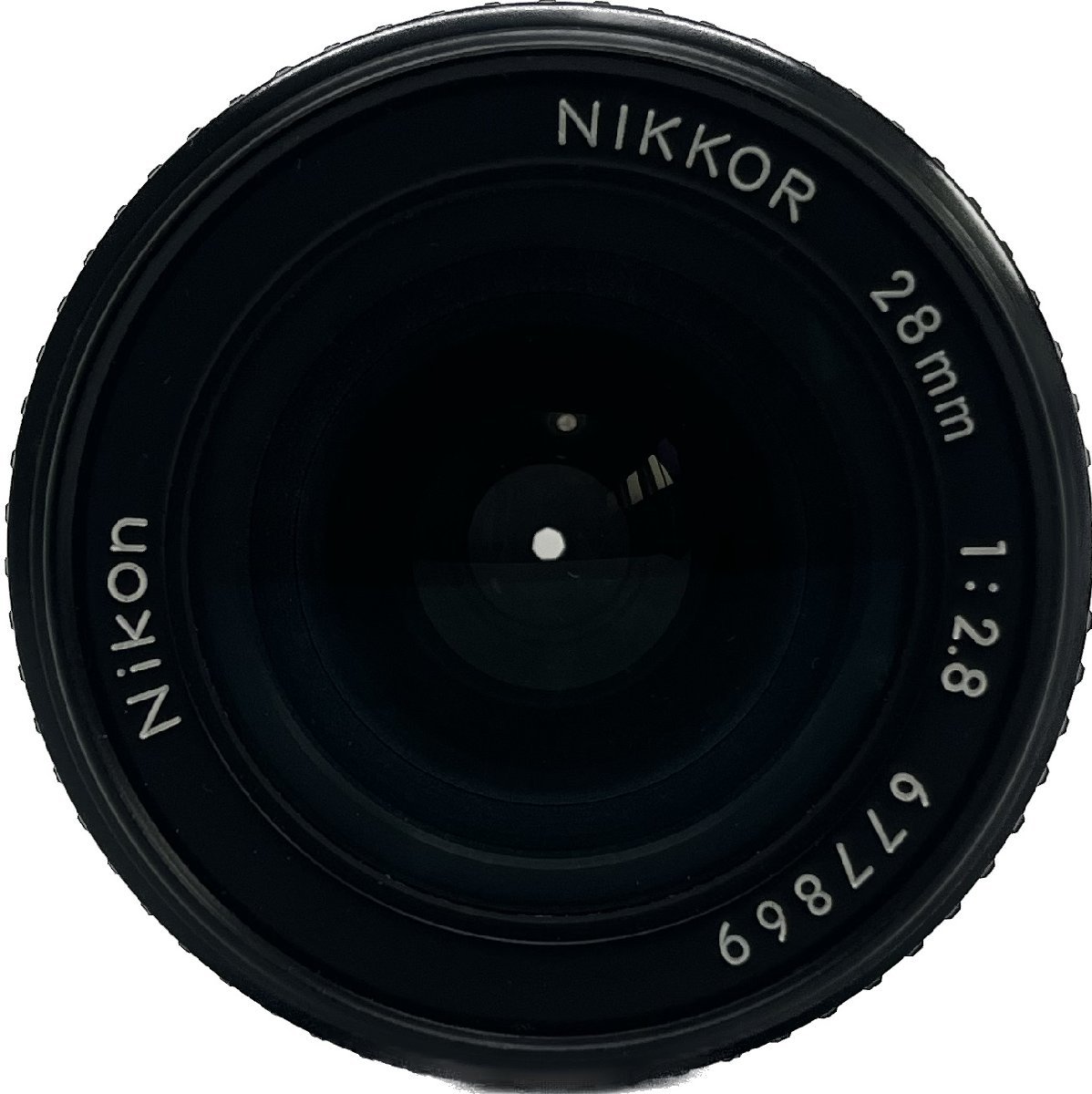 【美品】Nikon AI-S NIKKOR 28mm F2.8　爪なし Fマウント ニコン MF 広角単焦点レンズ #86_画像3