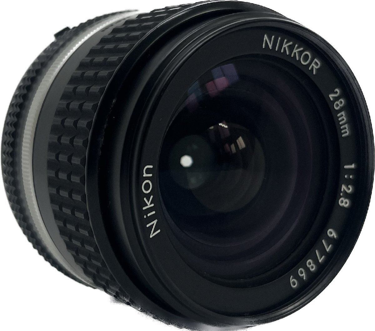 【美品】Nikon AI-S NIKKOR 28mm F2.8　爪なし Fマウント ニコン MF 広角単焦点レンズ #86_画像2