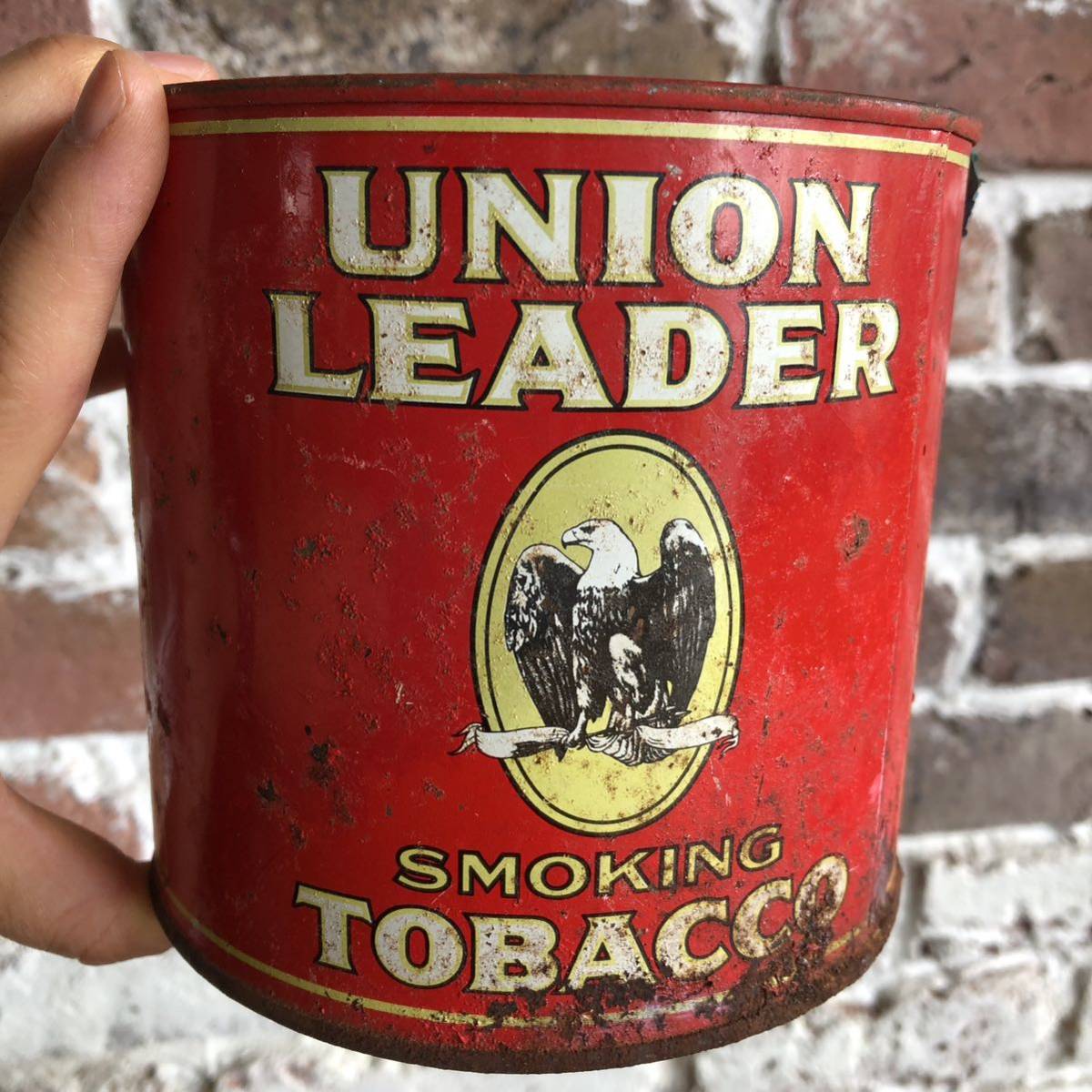 【ANTIQUES】tobacco 缶 can 店舗什器 vintage ブロカント 古道具 アンティーク US 古着 ヴィンテージ　インダストリアル 雑貨_画像7