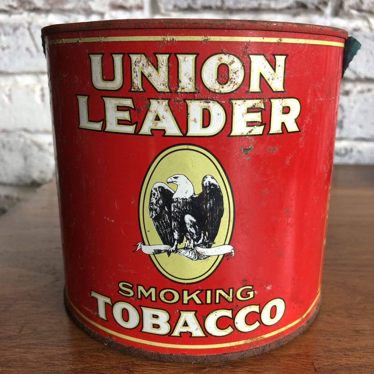 【ANTIQUES】tobacco 缶 can 店舗什器 vintage ブロカント 古道具 アンティーク US 古着 ヴィンテージ　インダストリアル 雑貨_画像3