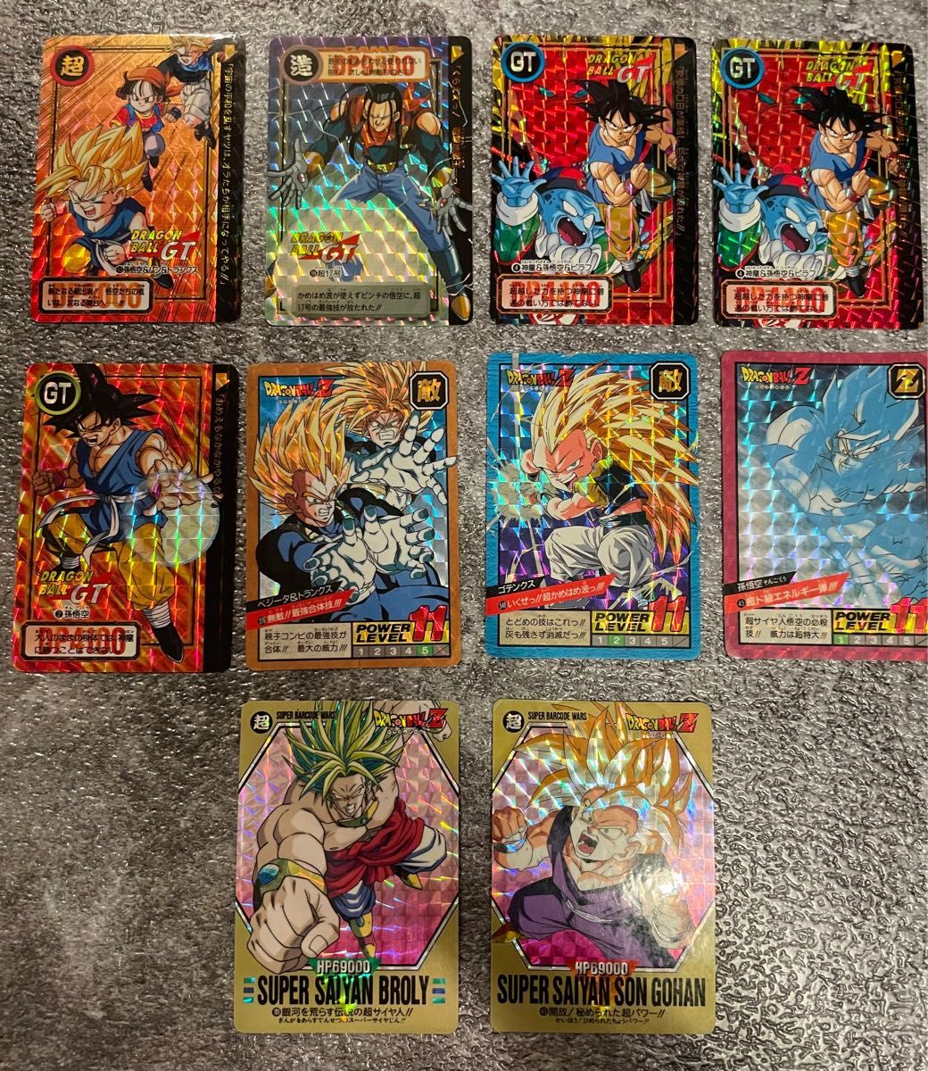 カードダス　10枚セット　まとめ売り　レア　ドラゴンボール