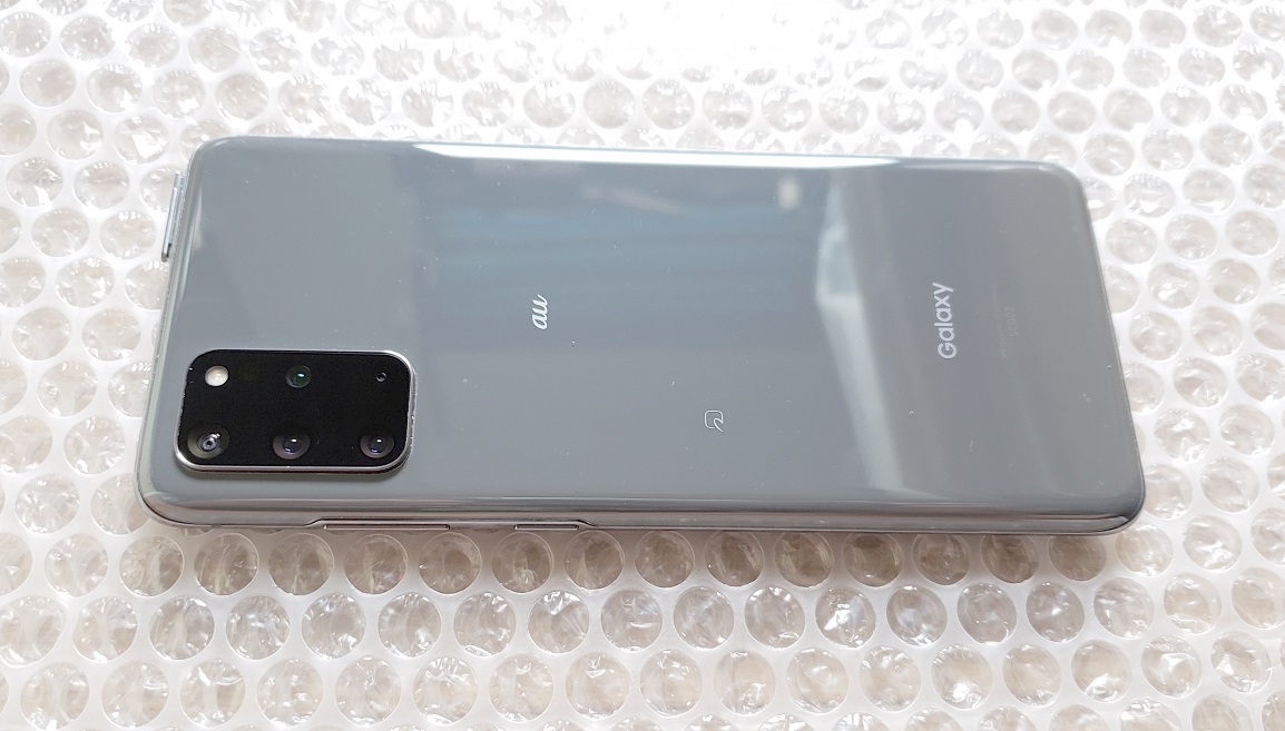 美品 au Galaxy S20+ 5G SCG02 コズミックグレイ/公式SIMロック解除