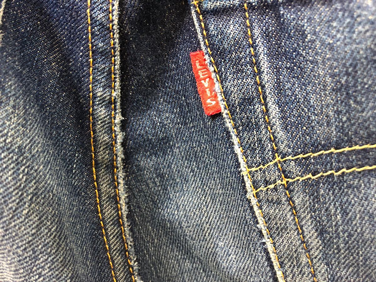 米国製 アメリカ製47501XX W34L36 リーバイスLEVI’S復刻LVC1947年片面E