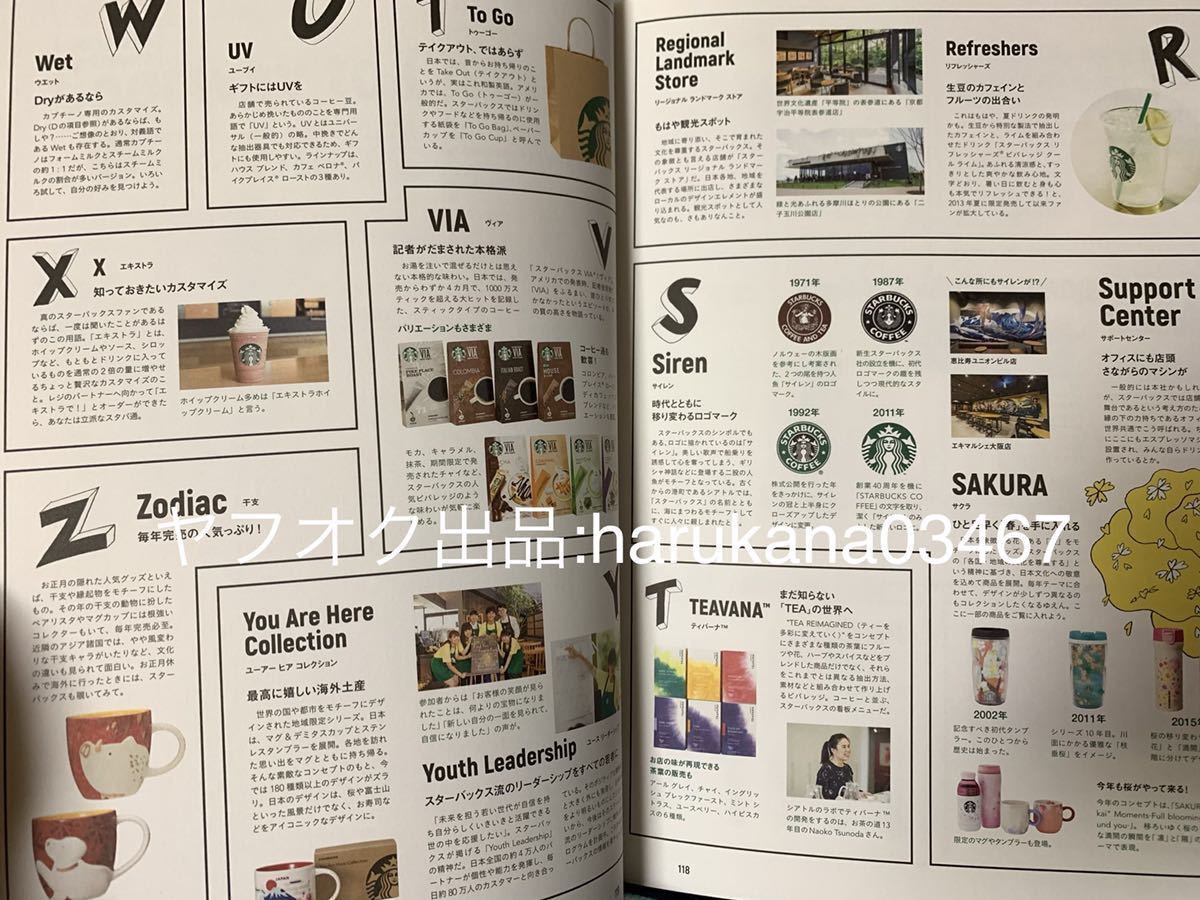 STARBUCKS OFFICIAL BOOK スターバックスオフィシャルブック 2019年 限定デザイン カード付 付録 高橋愛 朝井リョウ 清川あさみ 片岡愛之助_画像8