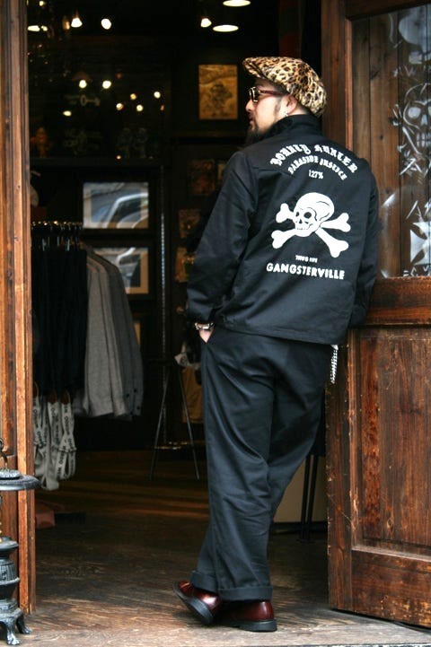 希少デッドストック】#GANGSTERVILLE×BOUNTY HUNTER 127%B×G JACKET