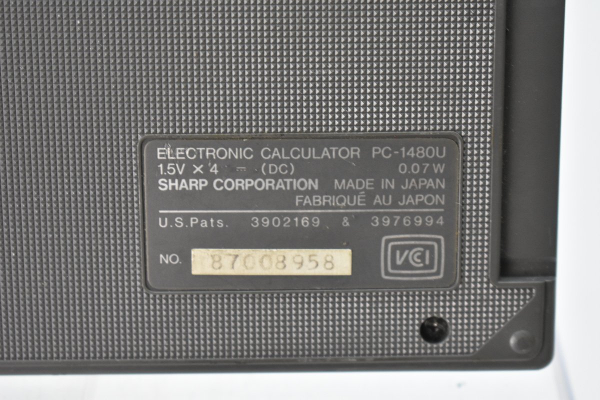 SHARP PC-1480U POCKET COMPUTER [シャープ][ポケットコンピューター][ポケコン][k1]H_画像7