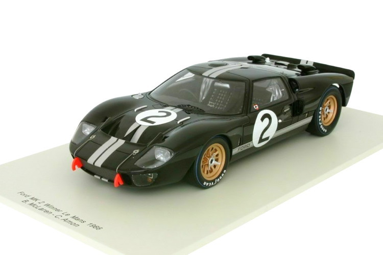 スパーク 1/18 フォード GT40 MK2 #2 優勝 ル・マン24時間耐久1966 Spark 1:18 Ford GT40 MK2 #2 winner 24h LM McLaren Amon 18LM66