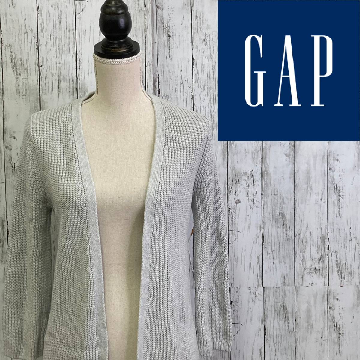 GAP* Gap * lady's ko ton long knitted cardigan * size S 12-162