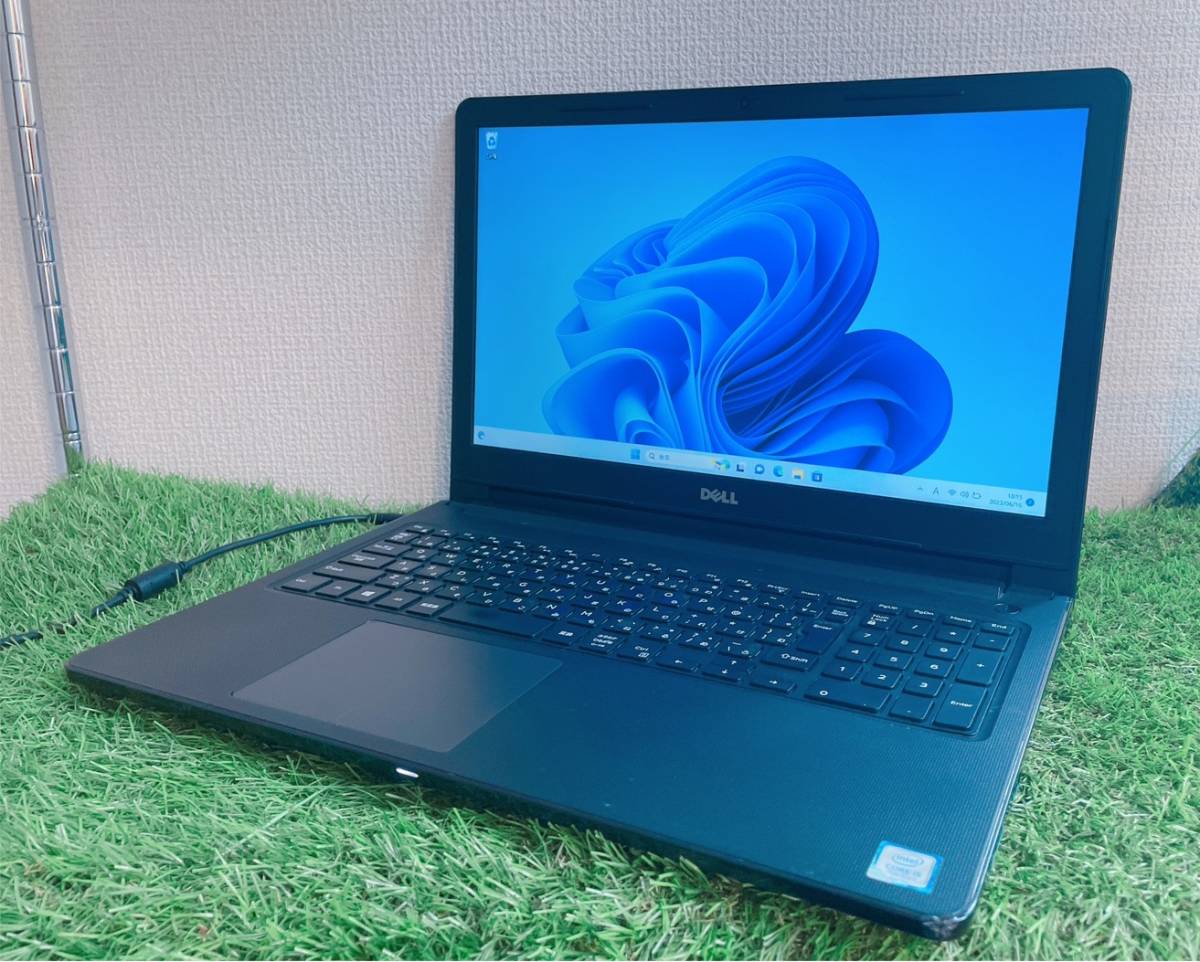 【特価☆デル】office付☆カメラ付☆ノート☆8GB/新品SSD256GB/Core i5-7世代/Win11 Pro/当日発送☆DELL Vostro15【No3201】