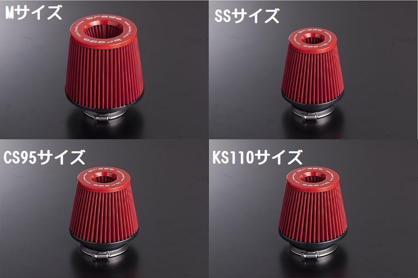 【INTECxbrado】★ハイパーチャンバー 交換用フィルター KS110サイズ/HC-F-KS110★ハイパーチャンバーの性能維持に！5,000～10,000kmが目安_※ラインナップ（参考画像）