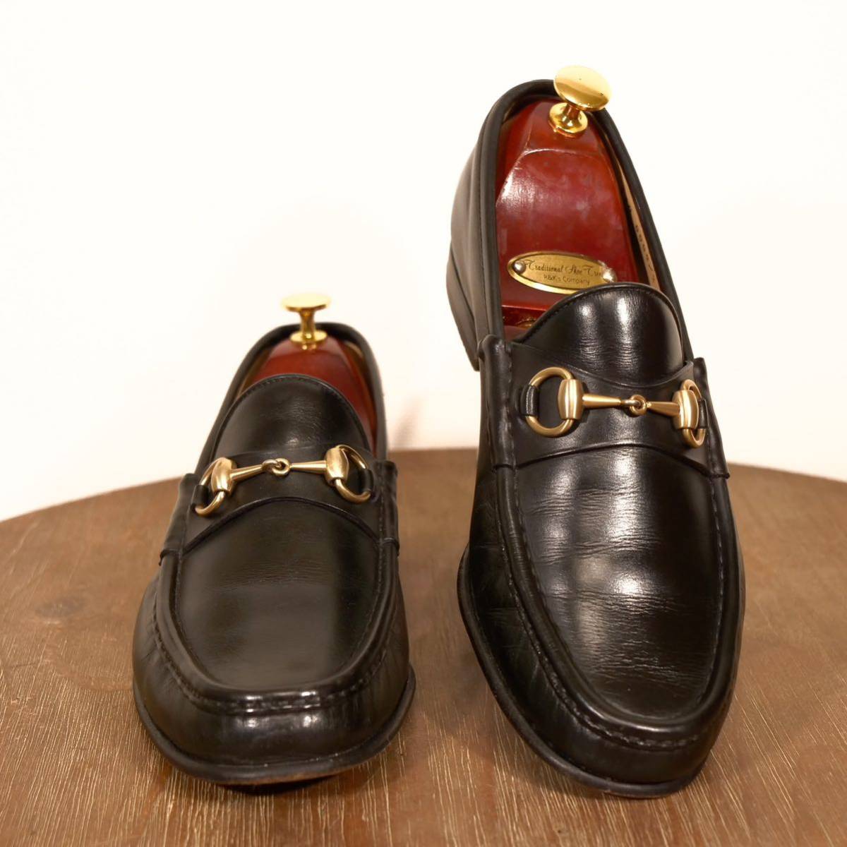 美品/イタリア製》OLD GUCCI オールドグッチ ゴールドホースビット