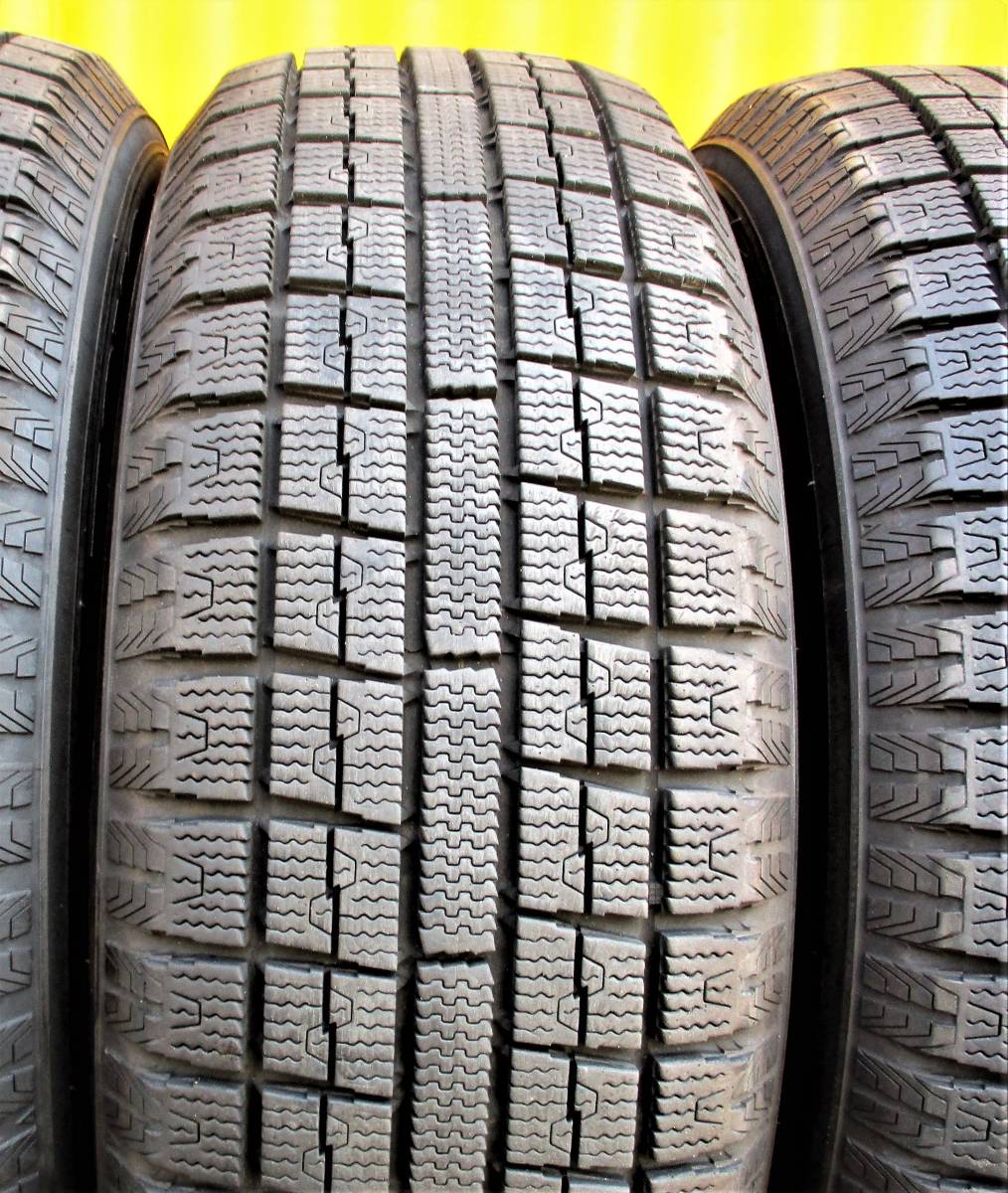 175/65R14 82Q 4本セット スタッドレス トーヨー GARIT G5 中古 2018年製造 国産(90977) TOYO ガリット フィット デミオ ヴィッツ_画像4