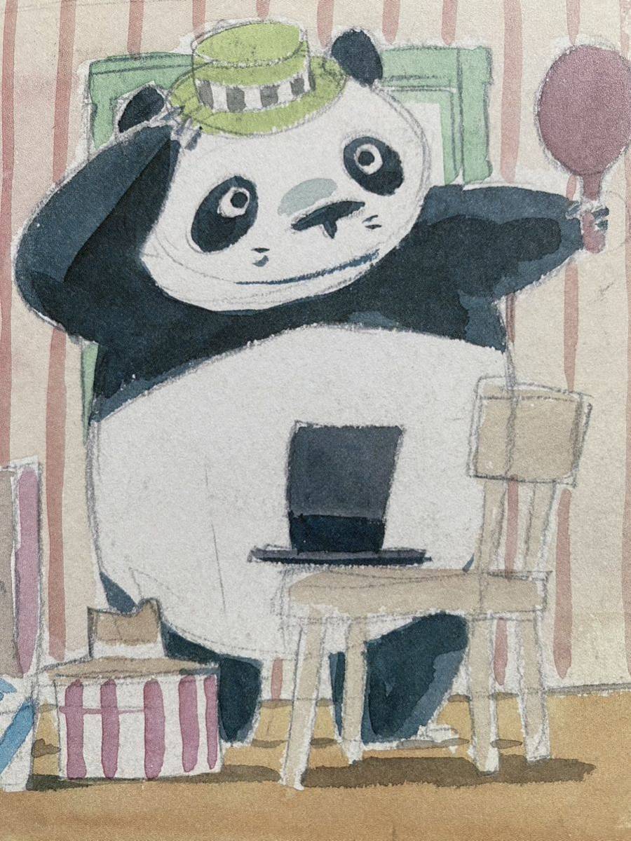  Ghibli Panda ko Panda 2 шт. комплект A Miyazaki . скетч порез вытащенный иллюстрации открытка постер STUDIO GHIBLI HAYAO MIYAZAKI