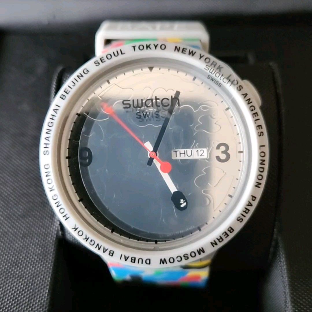 SWATCH x BAPE TOKYO GRAY MULTI CAMO