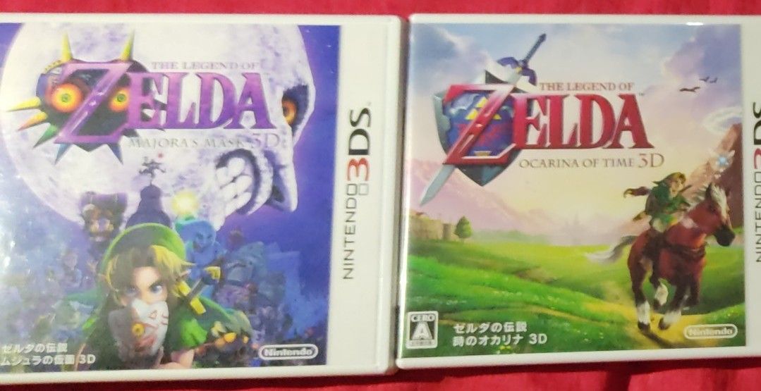 3DS】 ゼルダの伝説 ムジュラの仮面 時のオカリナ 3D 二本|PayPayフリマ