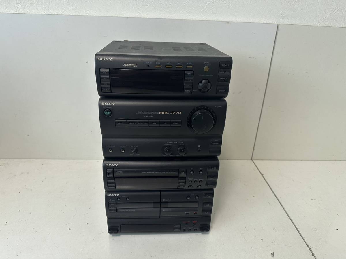 Yahoo!オークション - 【SONY ソニー システムコンポ MHC-J770 Yahoo!オークション - 【SONY ソニー システムコンポ MHC-J770