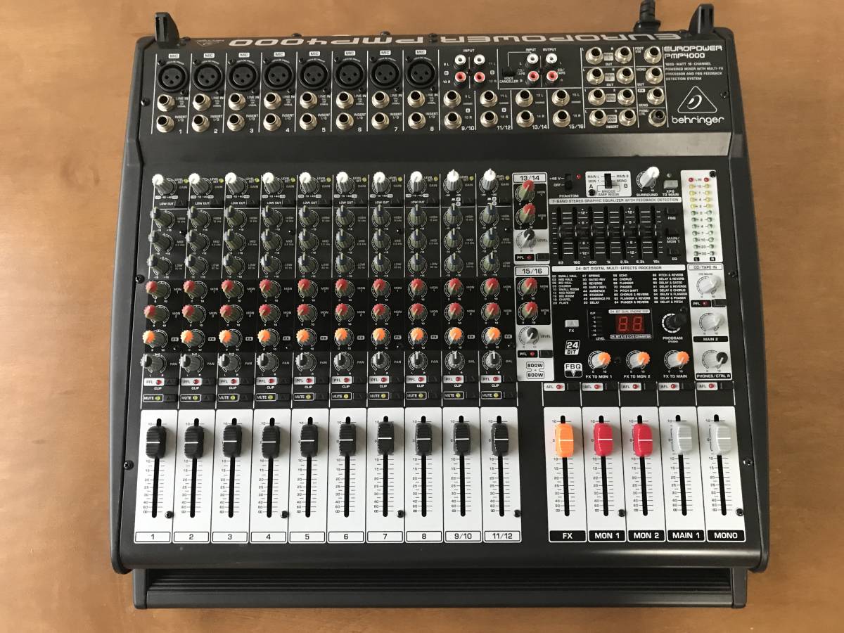 AB-24 【品】BEHRINGER (べリンガー) PMP4000 EUROPOWER パワード