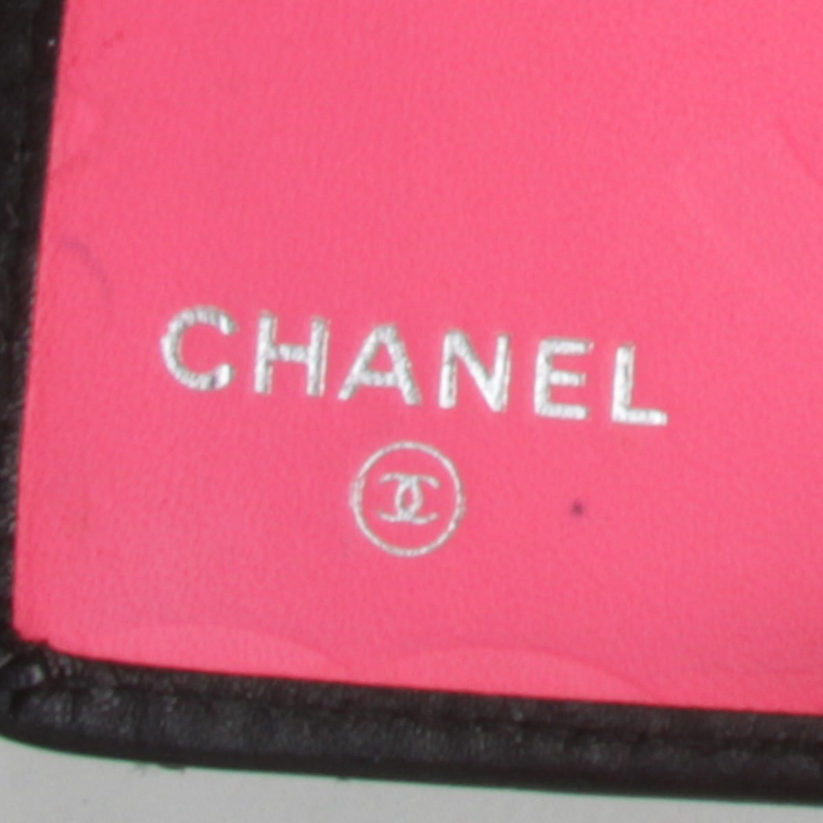 『USED』 CHANEL シャネル カンボンライン アジェンダ 6穴 手帳カバー ブラック レザー_画像6