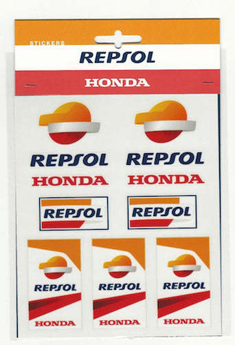 ★送料無料★Repsol Honda Medium Racing Sticker ホンダ オフィシャル ステッカー デカール セット_画像1