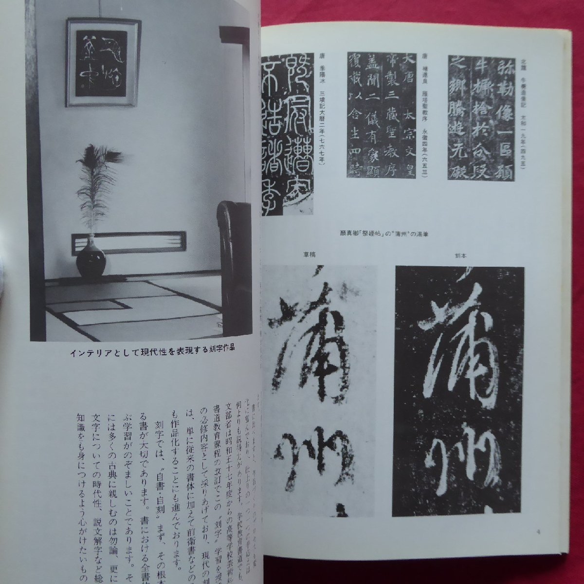 p12/長揚石著【刻字と雅印づくり-書の創作-/日貿出版社・1990年】_画像8