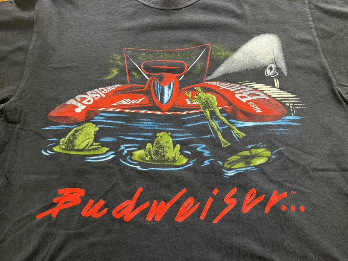 貴重 90's vintage Budweiser Marlboro 両面プリント ヴィンテージ