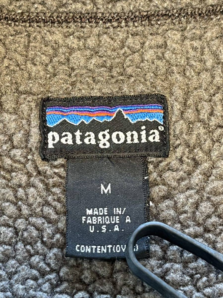 00' patagonia ヴィンテージ フリース　アメリカ製　パタゴニア USA製 MADE IN USA ビンテージ パイル　古着_画像3