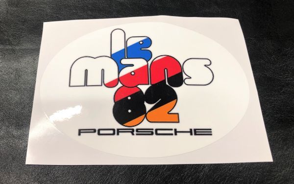 ルマン 1982年 ロスマン勝利記念 ポルシェ Le Mans ステッカー 911 996 997 991 992 718 356 930 964 993 Porsche 輸入品 (-lm82c_画像1