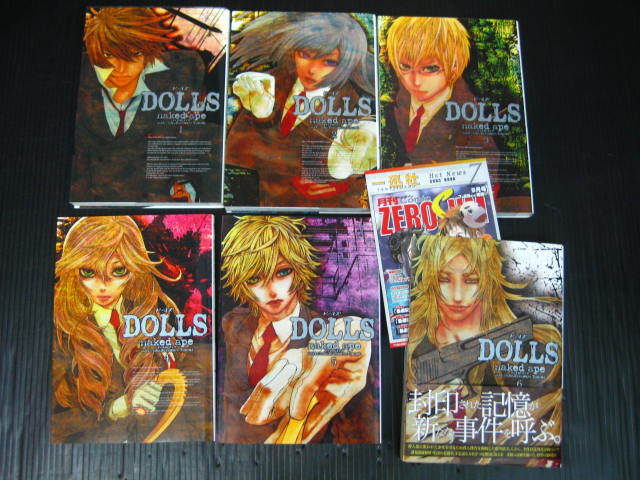 11冊　DOLLS（ドールズ）　1巻～11巻　naked ape（ネイキッドエイプ）6巻～11巻帯付き/4冊チラシ付き 　一迅社 0f6d　_画像3