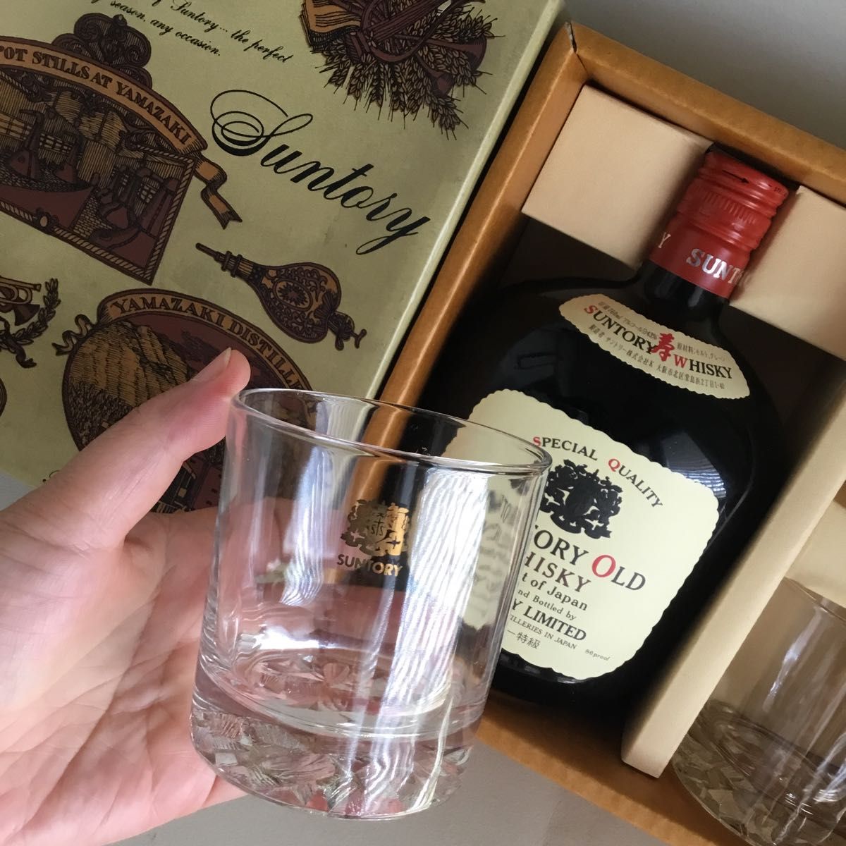 古酒 】ヴィンテージ サントリー ウイスキー オールド グラス 古酒 】ヴィンテージ サントリー ウイスキー オールド グラス