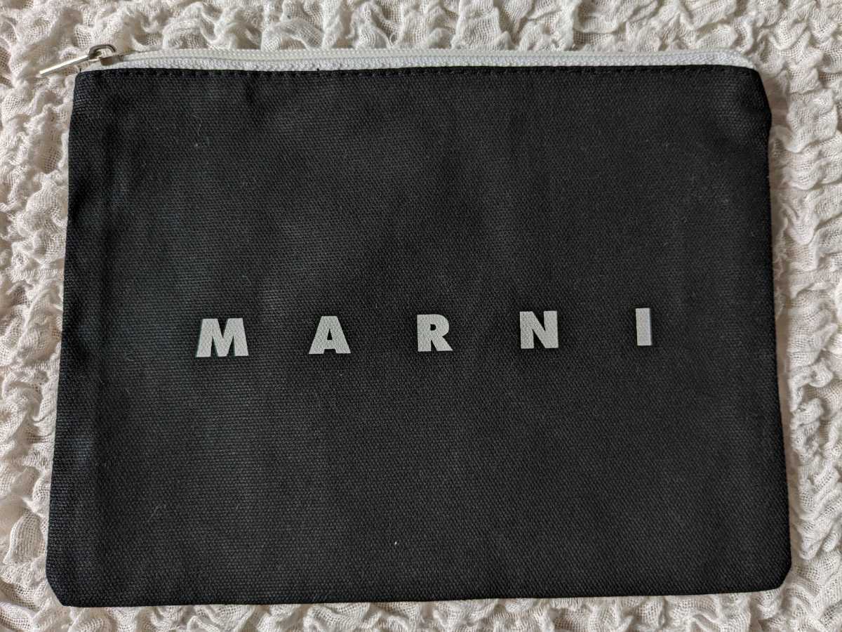 MARNI マルニ●ノベルティ ポーチ 黒●未使用 非売品_画像1