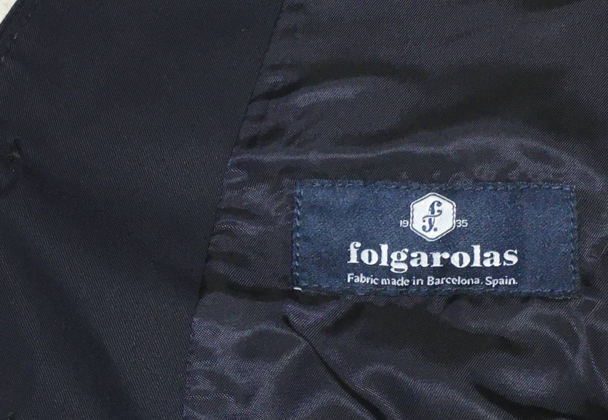 gotairiku 五大陸　folgarolas　コットンベスト ジレ　L　ネイビー　オンワード　定価19.600円_画像5