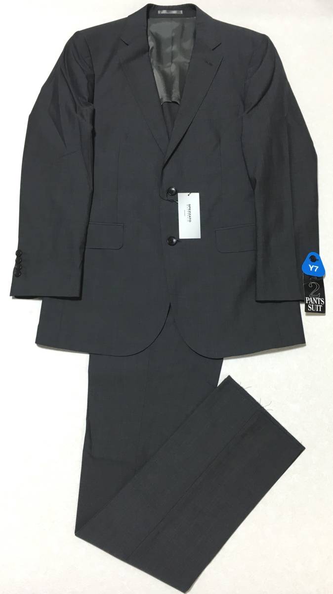 ONWARD SPEZZATO MACKENZIE　ウール混 スーツ 2パンツ　Y7　グレー　春夏　オンワード　定価42.900円