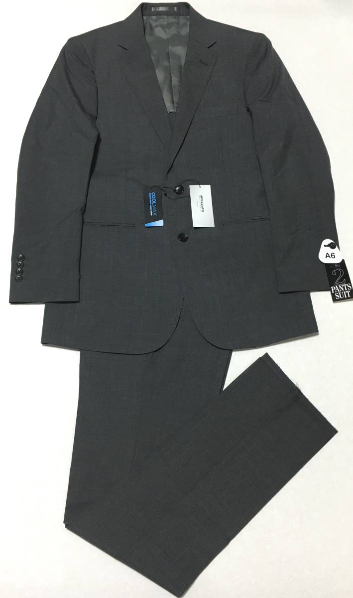ONWARD SPEZZATO MACKENZIE　COOLMAX ウール混スーツ 2パンツ　A6　春夏　オンワード　定価42.900円のサムネイル