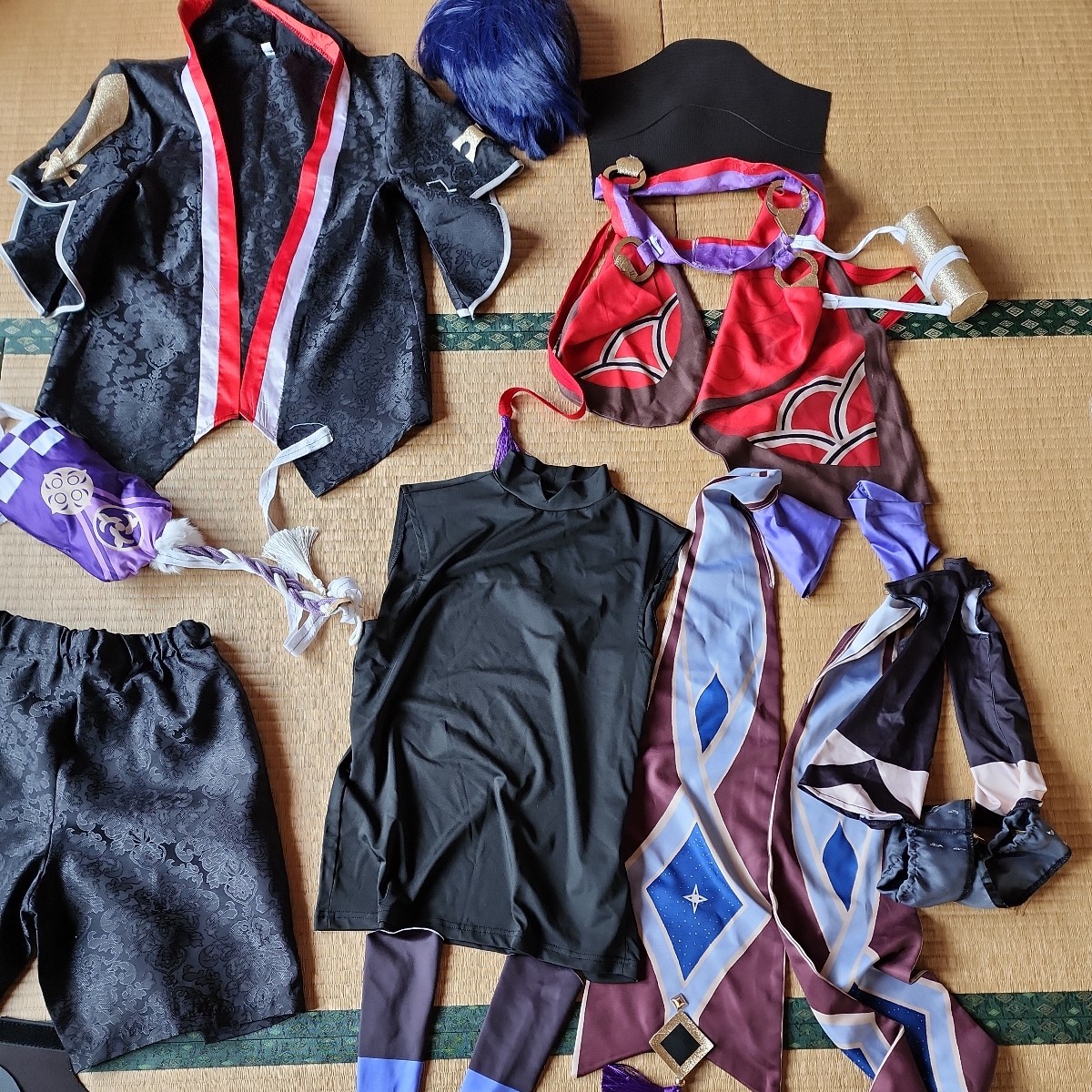 一円スタート中古コスプレ衣裳』原神 スカラマシュ 放浪者 Mサイズ