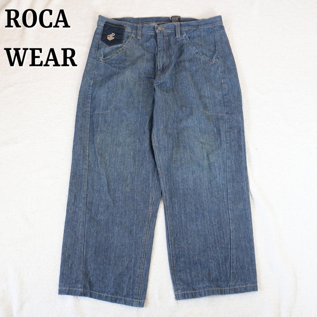 ヤフオク! - ROCAWEAR ロカウェア デニム パンツ バギー 極太...