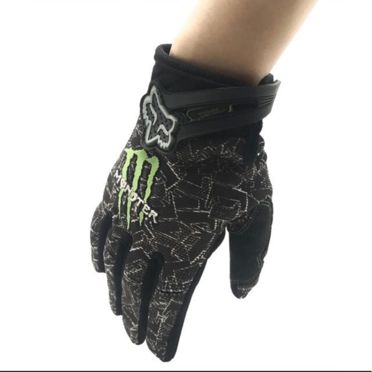 訳あり品送料無料 M モンスターエナジー グローブ バイク 自転車 手袋